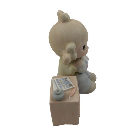 Precious Moments Collectors Club Figurine E 0404 Enesco Porcelain 1983 Dues - Picture 5 of 10